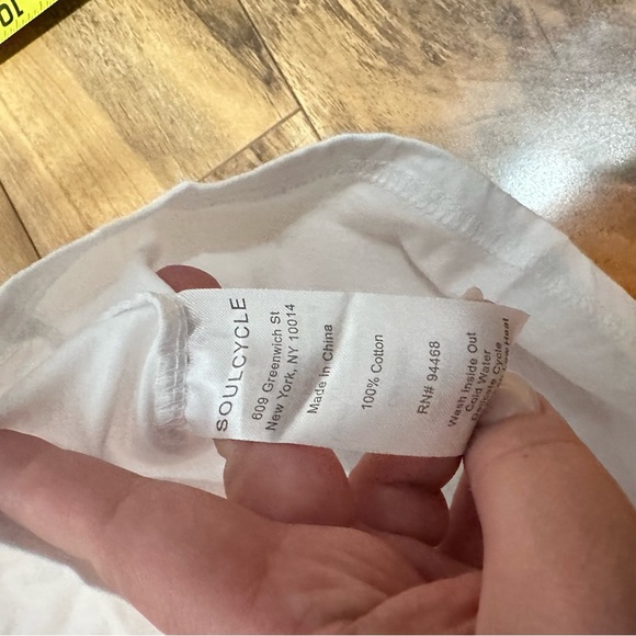 SOUL BY SOULCYCLE Classic Ringer Muscle Embroidered Tank Top, Size Small - Picture 8 of 10